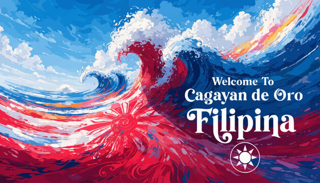 welcome to cagayan de oro, philippines wave