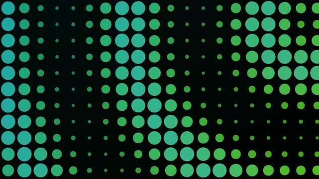 Fondo animado de cuadr&iacute;cula de puntos en ondas en bucle sin costuras