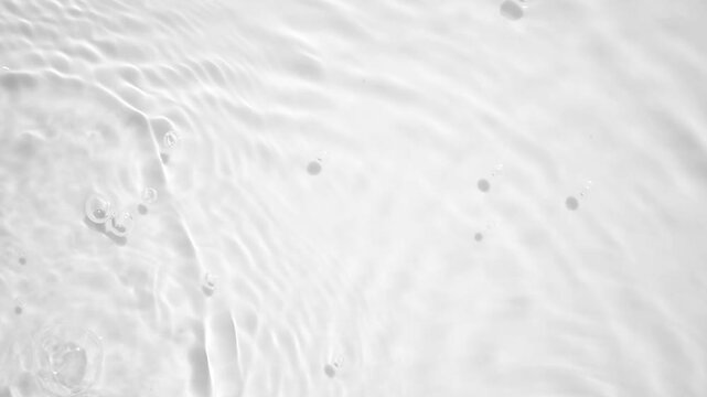 Abstract white transparent water shadow surface texture natural ripple background