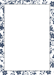 frame with floral pattern © bubu