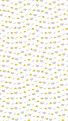 Cute cartoon elephants and dinosaurs repeating pattern © samjo