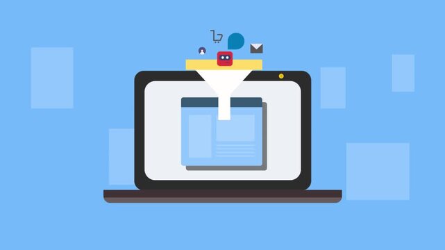 Landing page with AI personalization to drive sales funnel conversion.