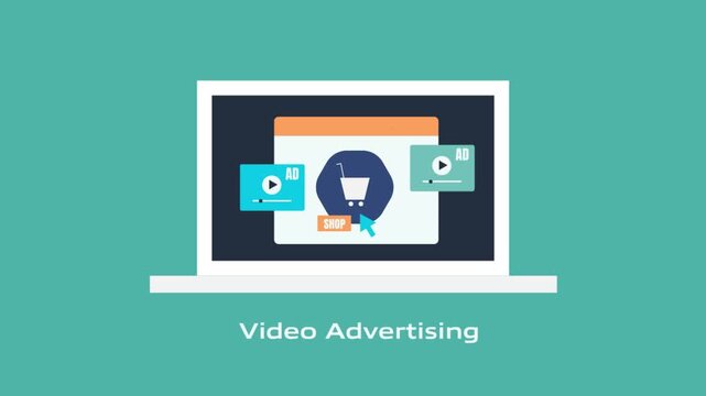 Video shopping ads across digital network, sending targeted web traffic to cart page. 