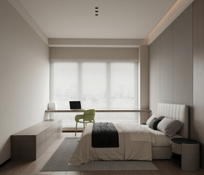 Modern Warm Minimalist ฺBedroom