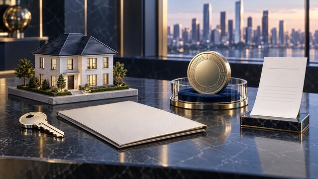 Luxury Residential Villa Tokenization with Key and Document