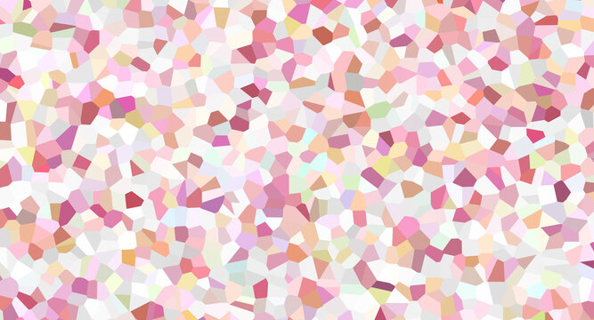 Abstract pastel mosaic texture, colorful geometric background, soft pink terrazzo tile pattern for graphic design backdrop