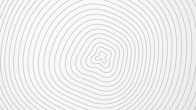 Topographic line rings expanding seamless loop motion background