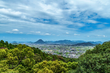 【香川県琴平町】こんぴらさんから眺める讃岐平野の風景 © ikeda_a