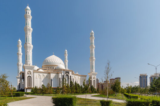 Hazret Sultan Mosque in Astana, Kazakhstan