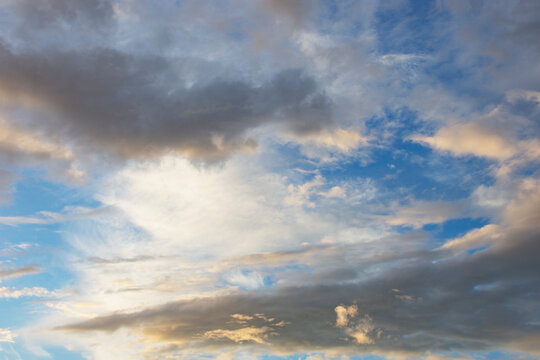 Evening sky after summer storm