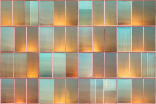 Window Reflectionss of the Sunrise  (Composite of 16 images)