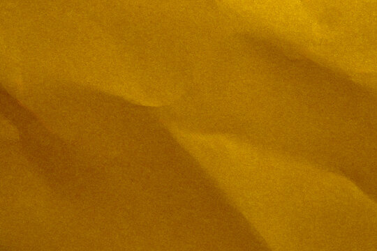 Close-up of yellow wrinkled paper
