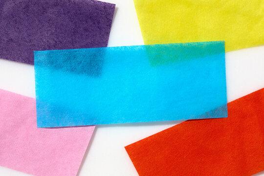 Close-up of colorful confetti