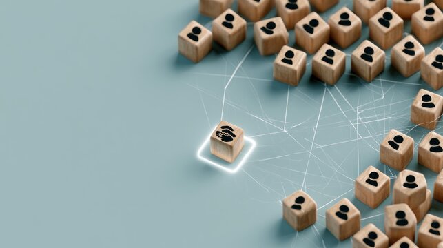 Unique individual highlighted among group connectivity network