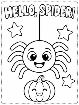 happy halloween coloring sheet printable for kids - coloring pages