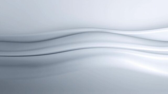 Soft white and pale blue layered waves flow horizontally across a minimalist abstract background. Website header, title sequence, and corporate media.