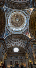 Obraz premium Frescoed Dome Ceiling of Basilica di Sant'Andrea