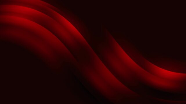 4K UHD Red Dark Wave Gradient Abstract Background Designed as a Smooth Seamless Loop Background
