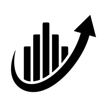 Venture Capital Icon - Solid Black