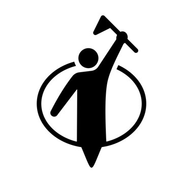Thought Leadership Icon - Solid Black