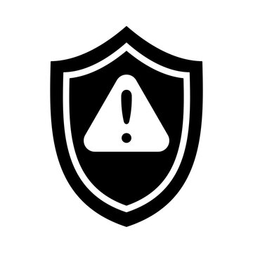 Crisis Management Icon - Solid Black