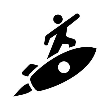 Entrepreneurship Icon - Solid Black