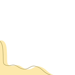 Obraz premium Organic Shape Corner Graphic
