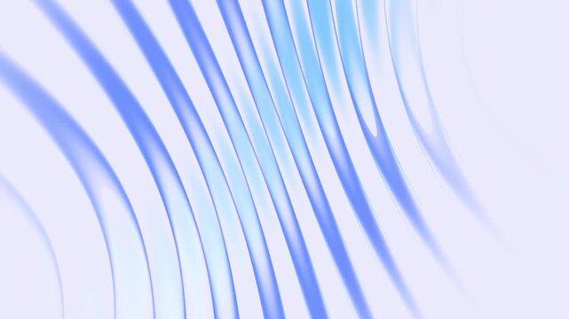 Abstract light blue waves looping animation background