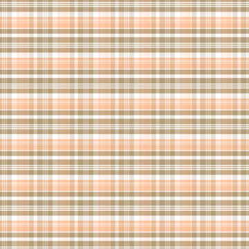 Warm minimal plaid fabric texture seamless vector style background pattern