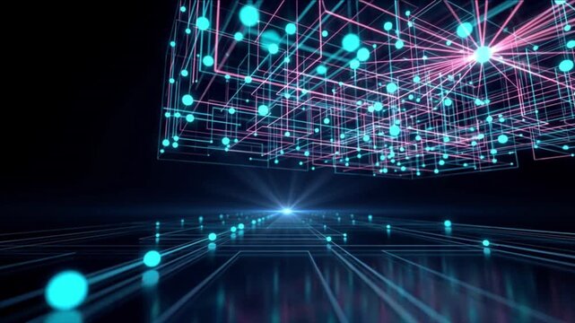 光の量子神経ネットワークとデータハブが励起するサイバー空間背景
