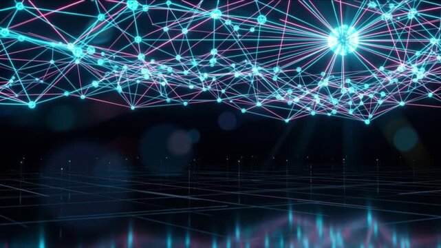 光の量子神経ネットワークとデータハブが励起するサイバー空間背景