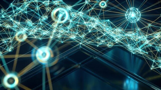 光の量子神経ネットワークとデータハブが同期するサイバー空間背景