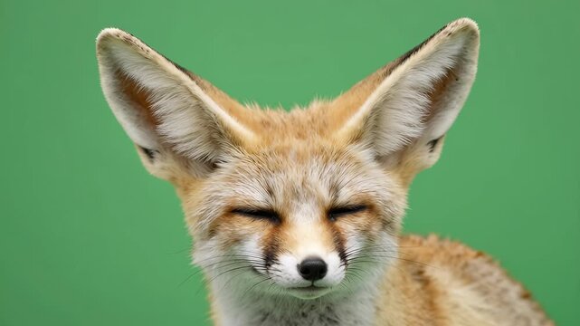 Playful Fennec Fox Enjoying the Sunlight