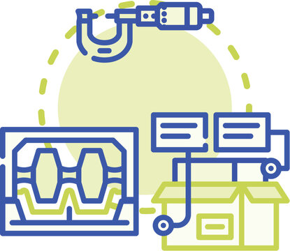 Mem concept. Memory archive, recollection retrieval, learning awareness icon vector illustration