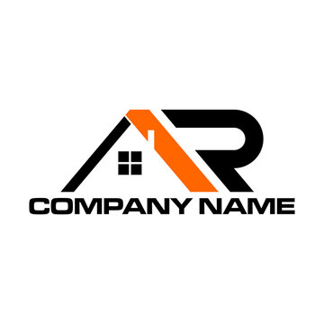 hexagon AB house monogram logo for real estate, property, construction business identity. box shaped home initiral with fav icons vector graphic templat