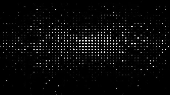 Minimalist geometric particle pattern and matrix texture for tech background