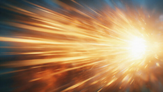 Dynamic Fast Motion Light Burst and Energy Explosion