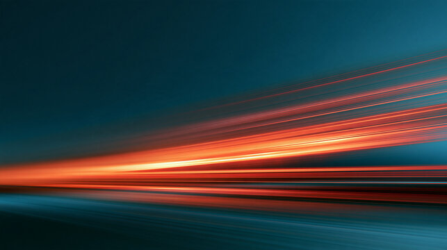 Abstract High Speed Motion Blur Light Trails Background