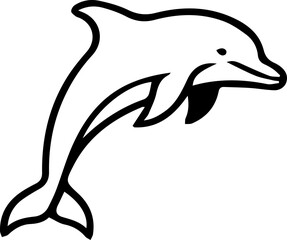 dolphin vector illustration © Windo