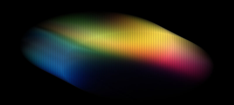 Abstract light gradient background with vertical stripes and oval shape