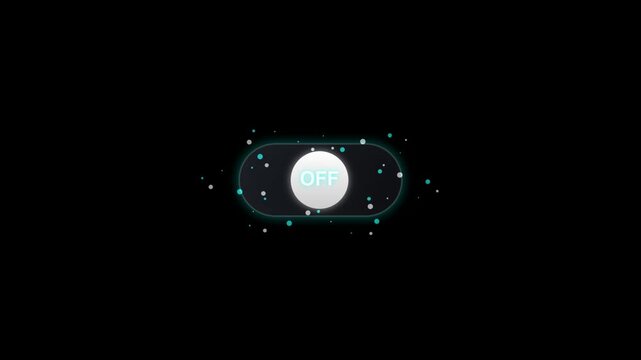 Abstract Quantum Toggle Interface HUD Loop Seamless Loop with #ff00...