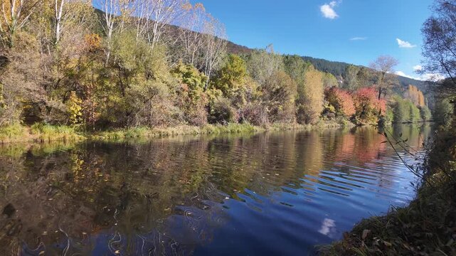 Autumn Landscape near Lake Pancharevo, Sofia city Region, Bulgaria