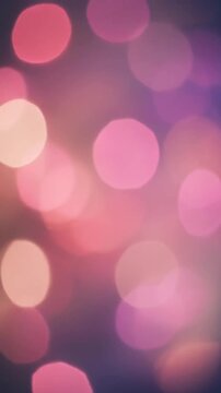 Overlapping Bokeh Circles Illuminating Pink And Purple Abstract Background Texture For Creative Design And Digital Art Projects