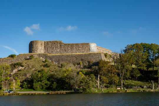 Kungalv,  Sweden  The historic Bohus Fortress the 1300s on the G&ouml;ta &Auml;lv river.