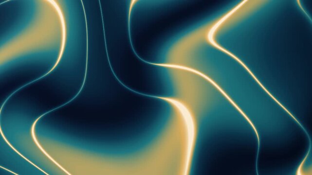 Luxurious liquid marble pattern with gold veins slowly swirling, seamless loop