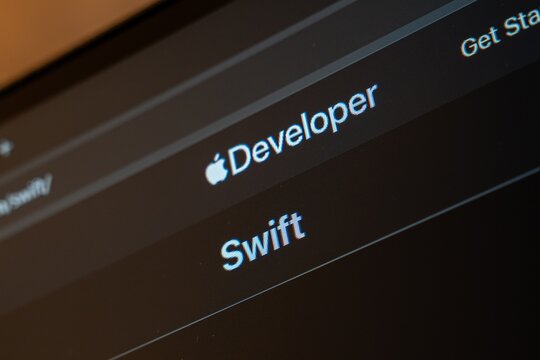 06 OCTOBER, 2026 - Tashkent, Uzbekistan: The image showcases the Apple Developer website interface focusing on Swift.