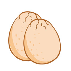 Beige Dinosaur Egg Illustration © Rendi