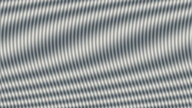 Crossed Curved Waves with Drifting Moire Interference