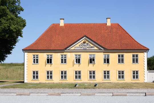 The commander&rsquo;s house of Kastellet in Copenhagen, Denmark