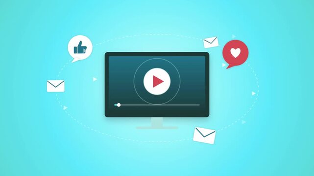 Video Content Email Marketing Campaign Animation